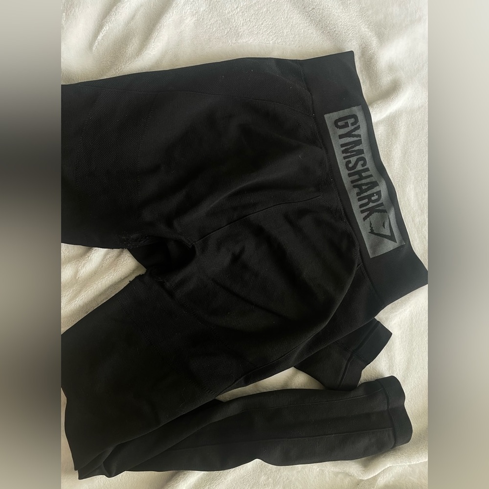 Gymshark black flex high waisted leggings - L